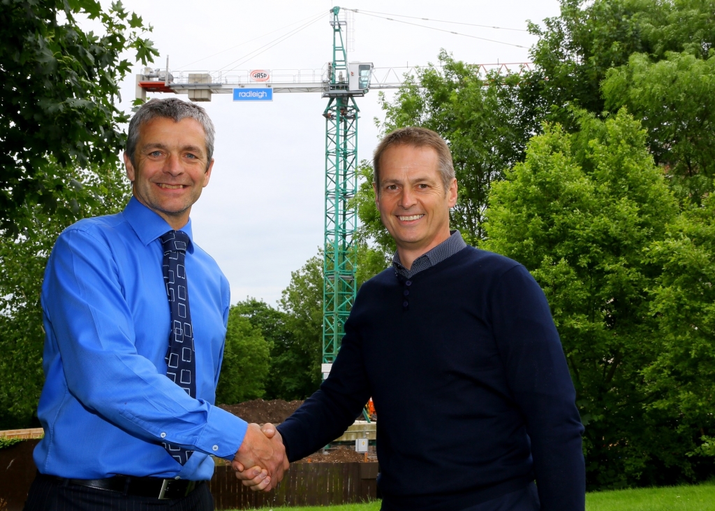 Radleigh Project Manager, Paul Brennan (left) pictured with Joint Managing Director of Radleigh, Chris Neve (right).
