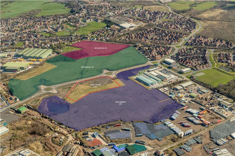 LOCAL CENTRE SITE, WOODVILLE, SWADLINCOTE, DERBYSHIRE