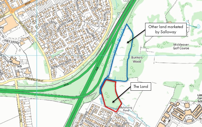 Land Lying To The North West Of Pastures Hill, Mickleover, Derby